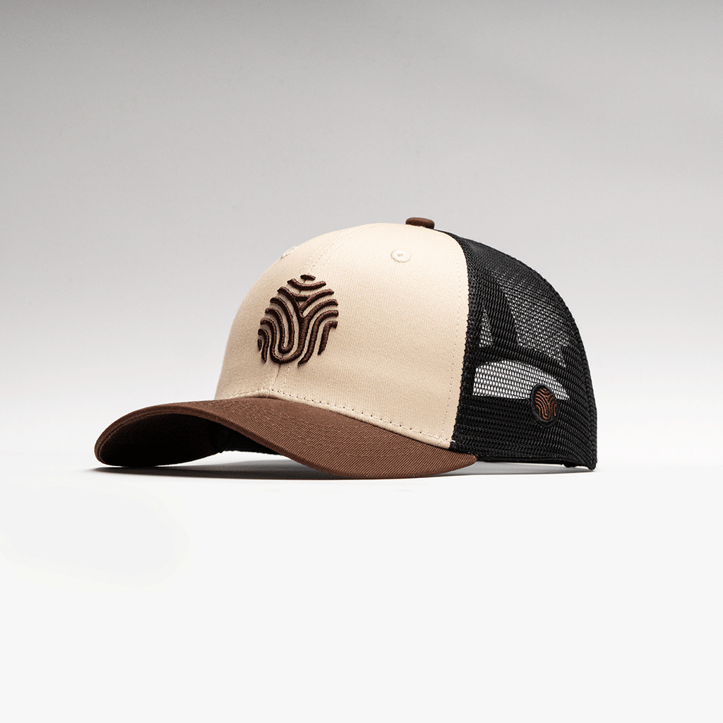 GORRA IDENTIDAD - CREMA CON CAFÉ