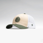 GORRA IDENTIDAD - CREMA CON VERDE