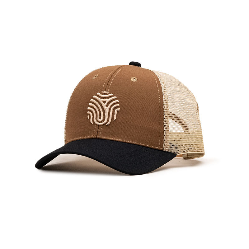 GORRA TRUCKER IDENTIDAD - CAFE CON NEGRO