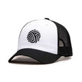 GORRA TRUCKER IDENTIDAD - NEGRO CON BLANCO