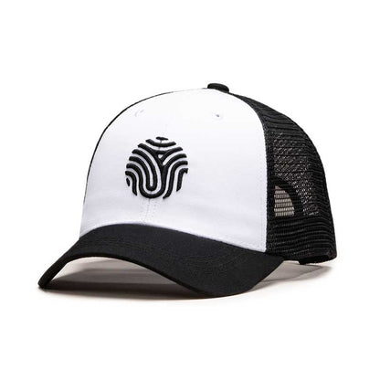 GORRA TRUCKER IDENTIDAD - NEGRO CON BLANCO