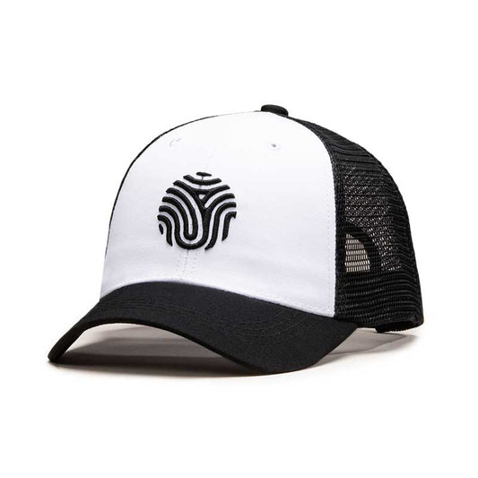 GORRA TRUCKER IDENTIDAD - NEGRO CON BLANCO