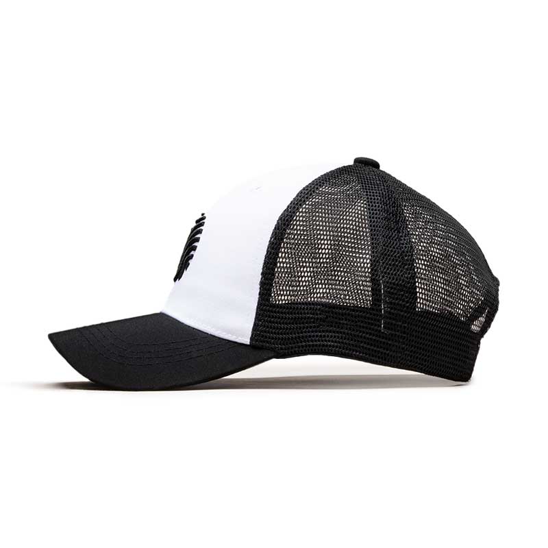 GORRA TRUCKER IDENTIDAD - NEGRO CON BLANCO