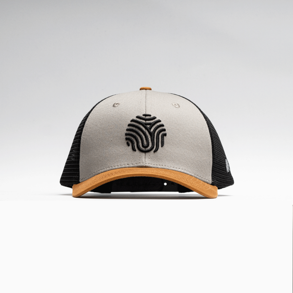 GORRA IDENTIDAD - GRIS CON CAFE