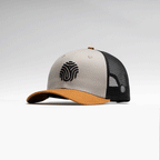 GORRA IDENTIDAD - GRIS CON CAFE