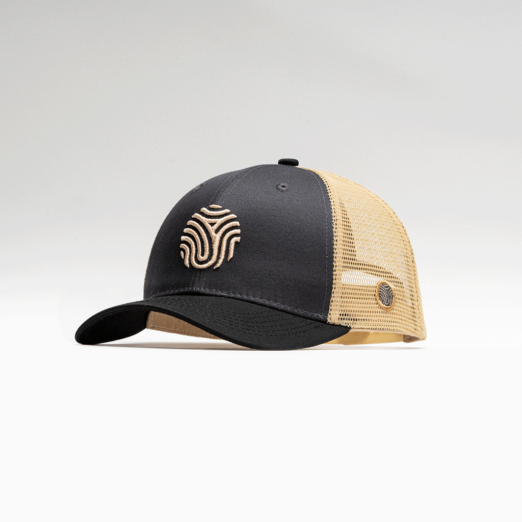 GORRA IDENTIDAD - GRIS RATA CON NEGRO
