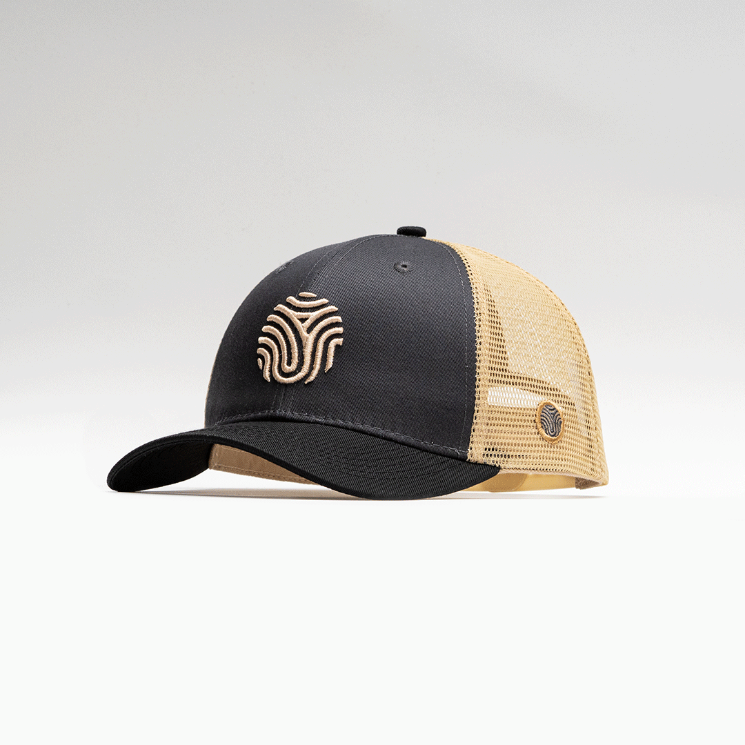 GORRA IDENTIDAD - GRIS RATA CON NEGRO