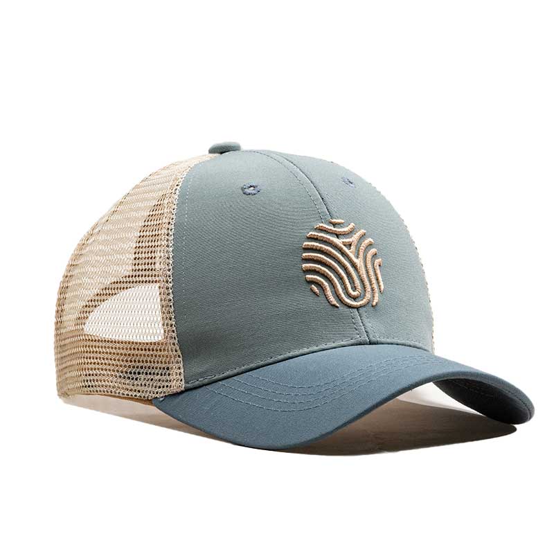 GORRA TRUCKER IDENTIDAD - Gris con Beige