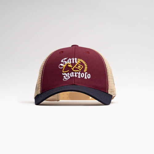 GORRA HERMANDAD - CORINTA CON AZUL Y BEIGE