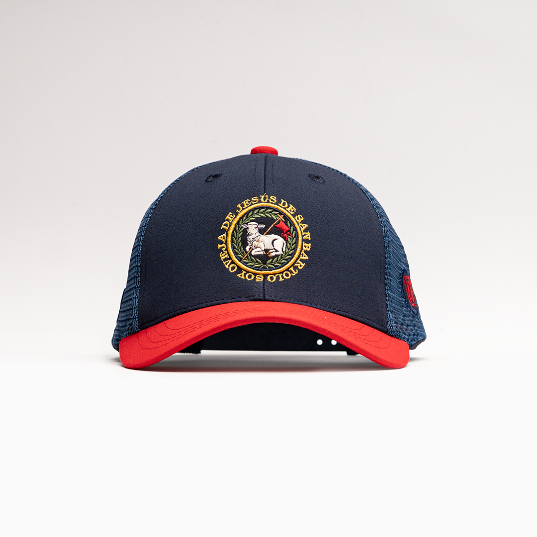 GORRA HERMANDAD - AZUL CON ROJO