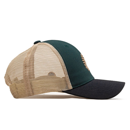 GORRA TRUCKER IDENTIDAD - Verde esmeralda con negro