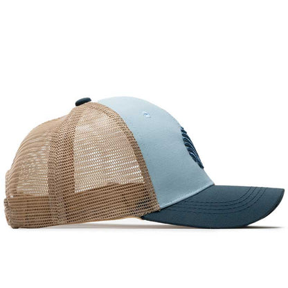 GORRA TRUCKER IDENTIDAD - Beige y Azul