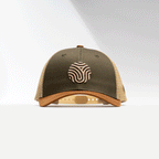 GORRA IDENTIDAD - VERDE CON CAFE