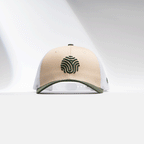 GORRA IDENTIDAD - CREMA CON VERDE