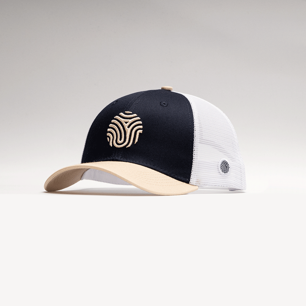 GORRA IDENTIDAD - AZUL CON CREMA