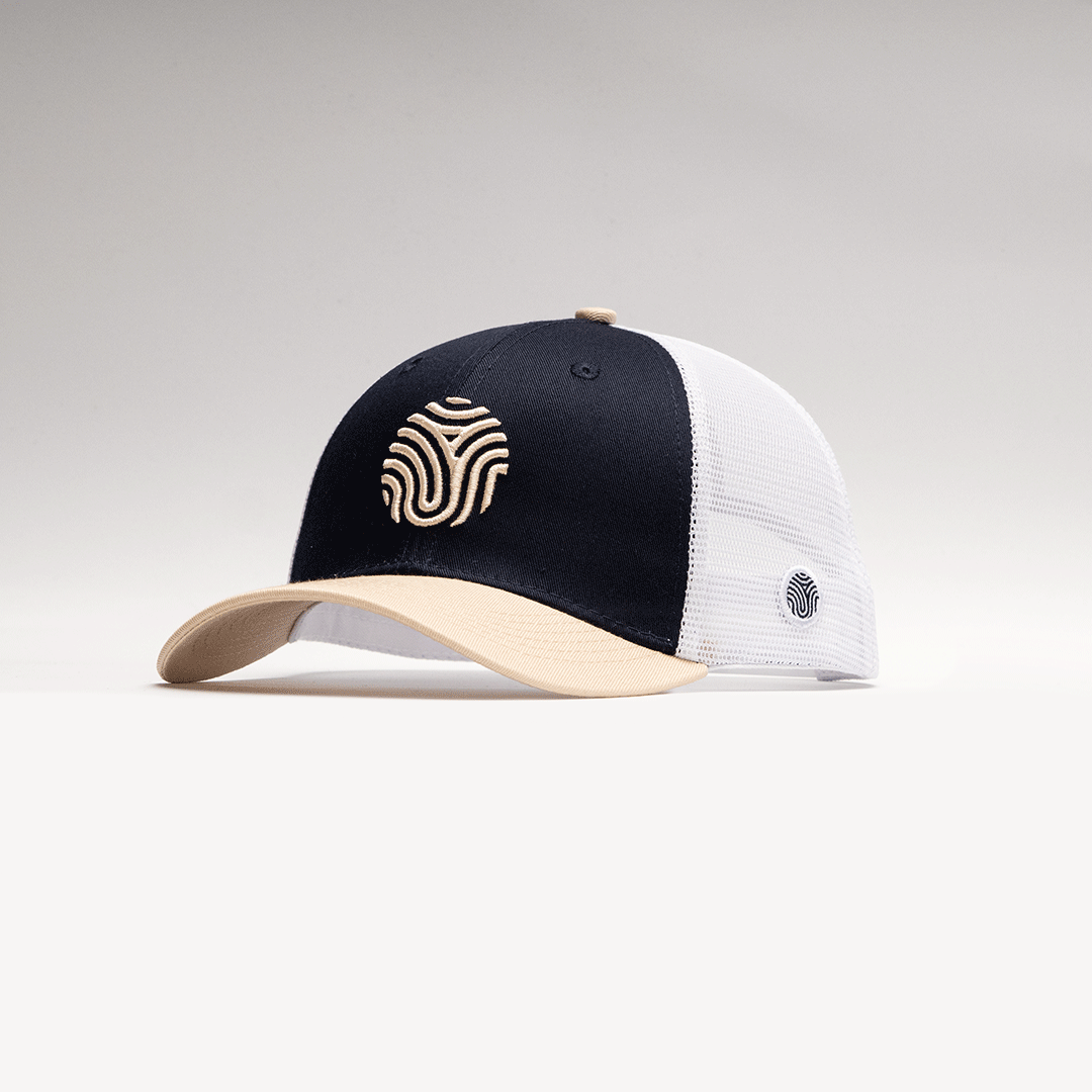 GORRA IDENTIDAD - AZUL CON CREMA