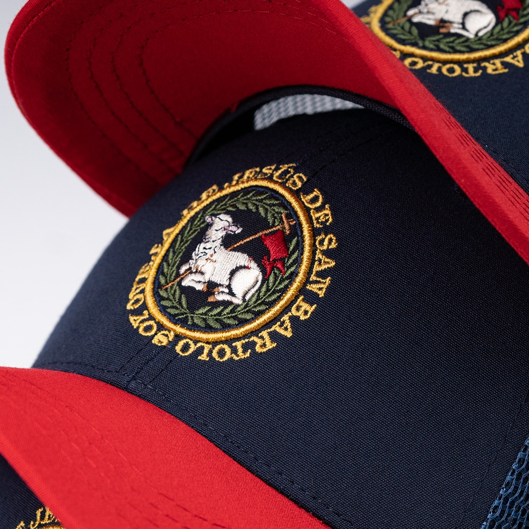 GORRA HERMANDAD - AZUL CON ROJO